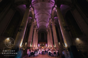 Image de la magnifique salle de réception de l'Abbaye des Prémontrés en Lorraine
