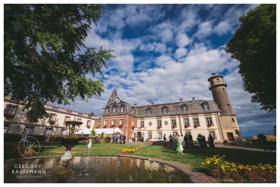 Image du château d'Isembourg où se marier en Alsace